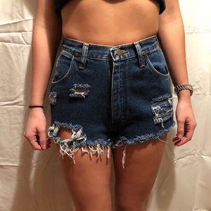 High Waisted Jean Shorts